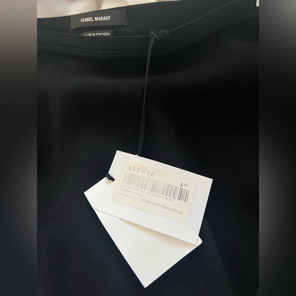 BNWT Isabel Marant Black Ruffled Alize Miniskirt - Picture 8 of 8